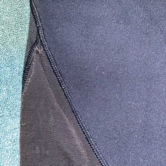 Athleta Crop Leggings Charcoal Grey Mesh Athleisure Stretchy Womens Size Small - Picture 9 of 9